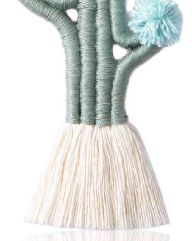 Cactus Keychain with Fringe