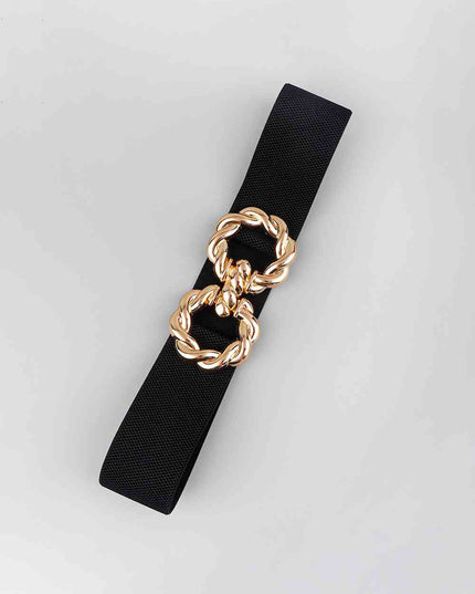 Zinc Alloy Buckle Elastic Belt
