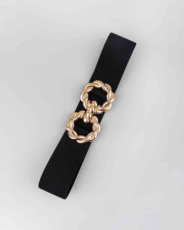 Zinc Alloy Buckle Elastic Belt