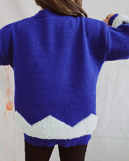 Christmas Tree Graphic Dropped Shoulder Sweater