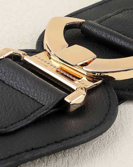 Alloy Buckle Elastic Belt