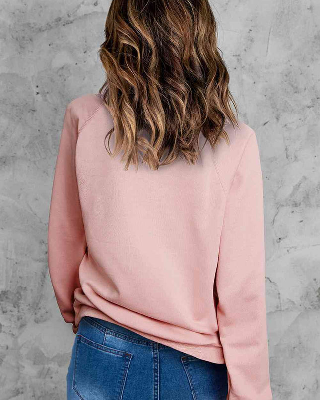 BE MINE Raglan Sleeve Sweatshirt