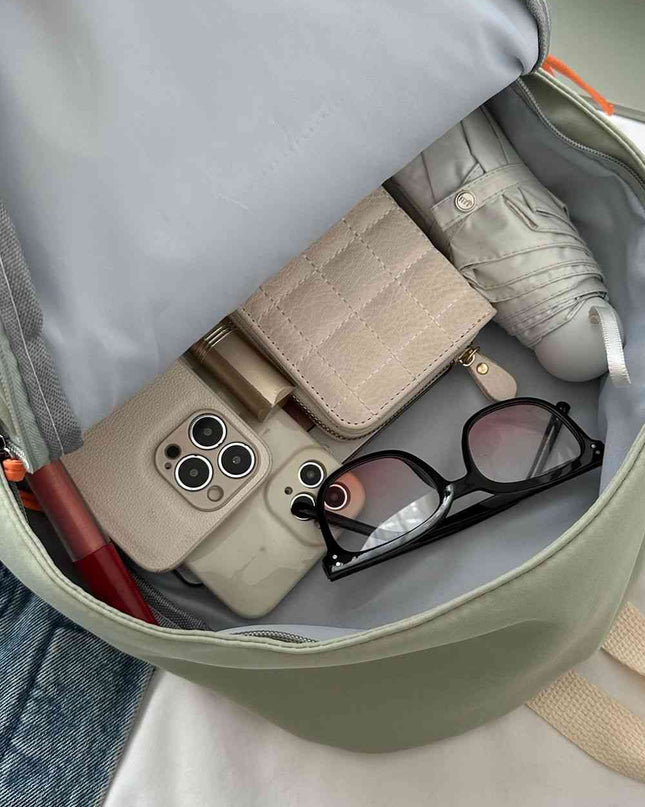 Nylon Large Backpack