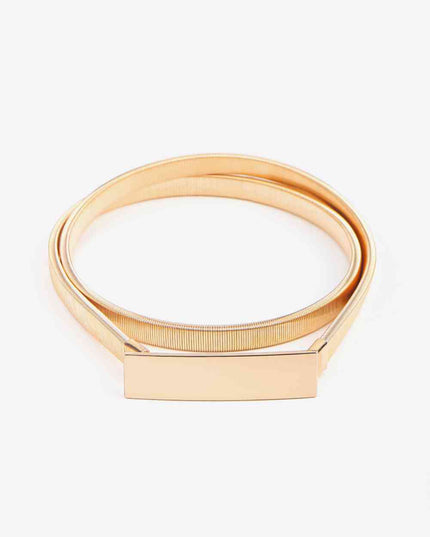 Elastic Iron Skinny Belt