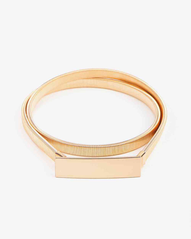 Elastic Iron Skinny Belt