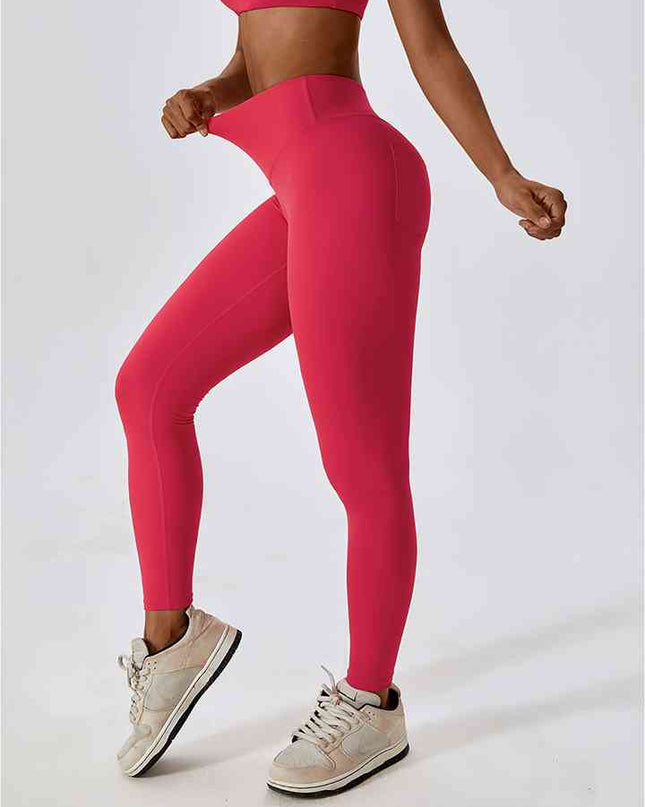 Wide Waistband Sports Pants