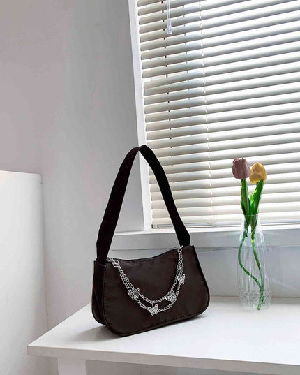 Butterfly Charm Polyester Hand Bag