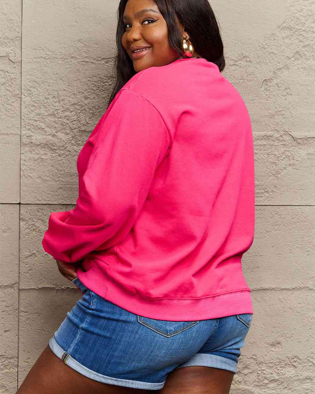Simply Love Full Size LIVE IN GRACE Graphic Sweatshirt