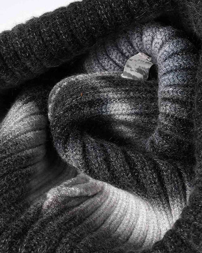 Tie-Dye Ribbed Knit Beanie