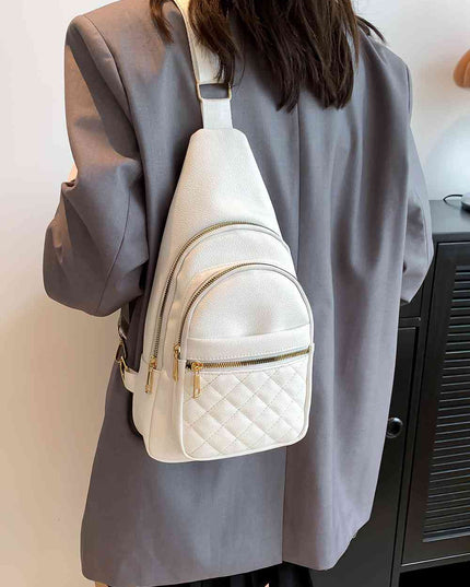 PU Leather Sling Bag