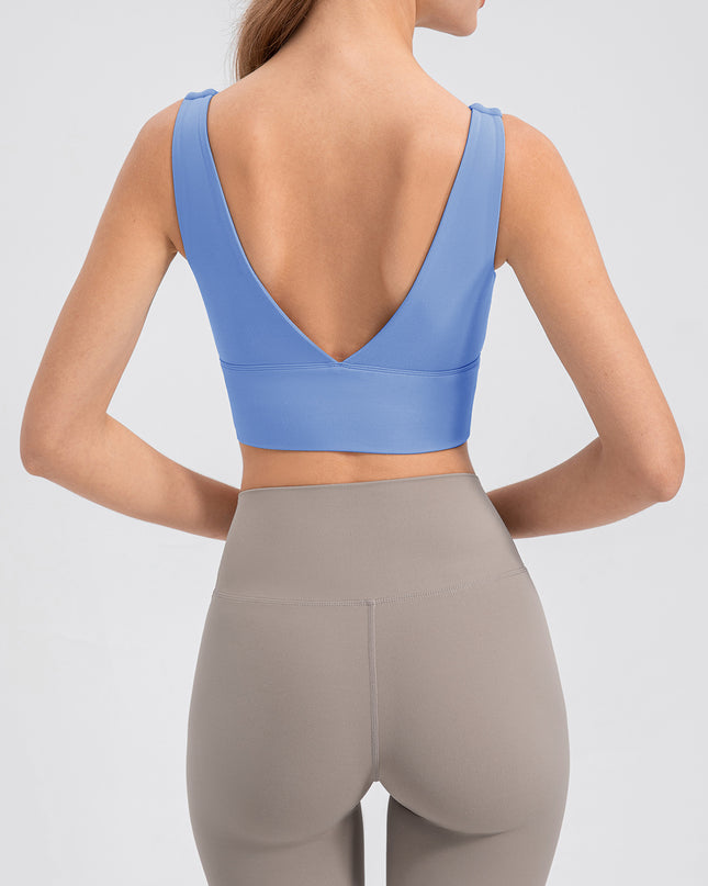 Scoop Neck Wide Strap Active Tank