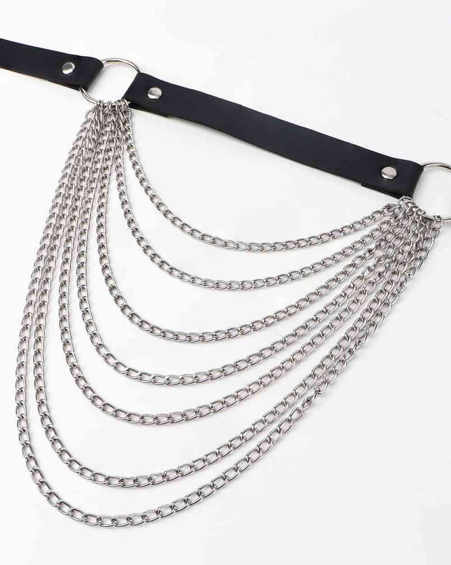 PU Belt with Chain