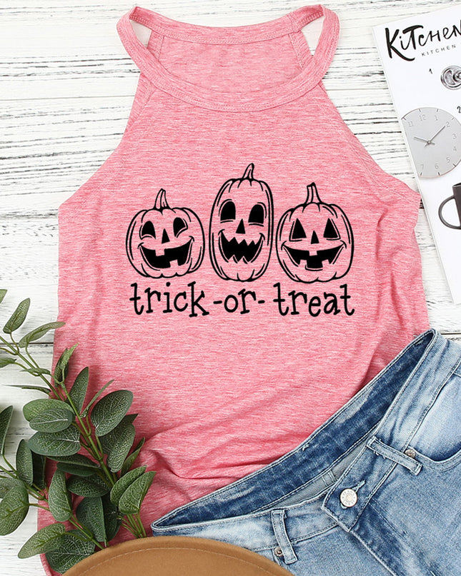 TRICK OR TREAT Graphic Tank Top