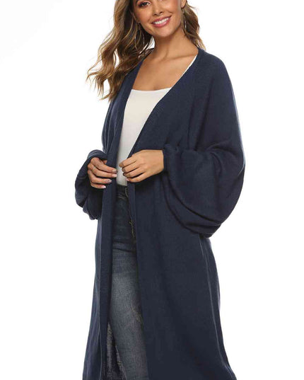 Long Sleeve Open Front Cardigan