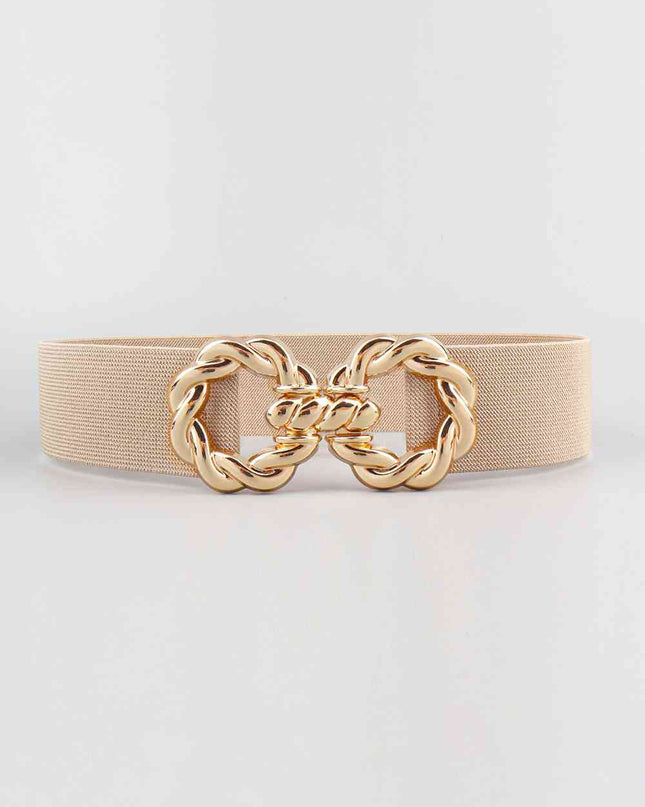 Zinc Alloy Buckle Elastic Belt