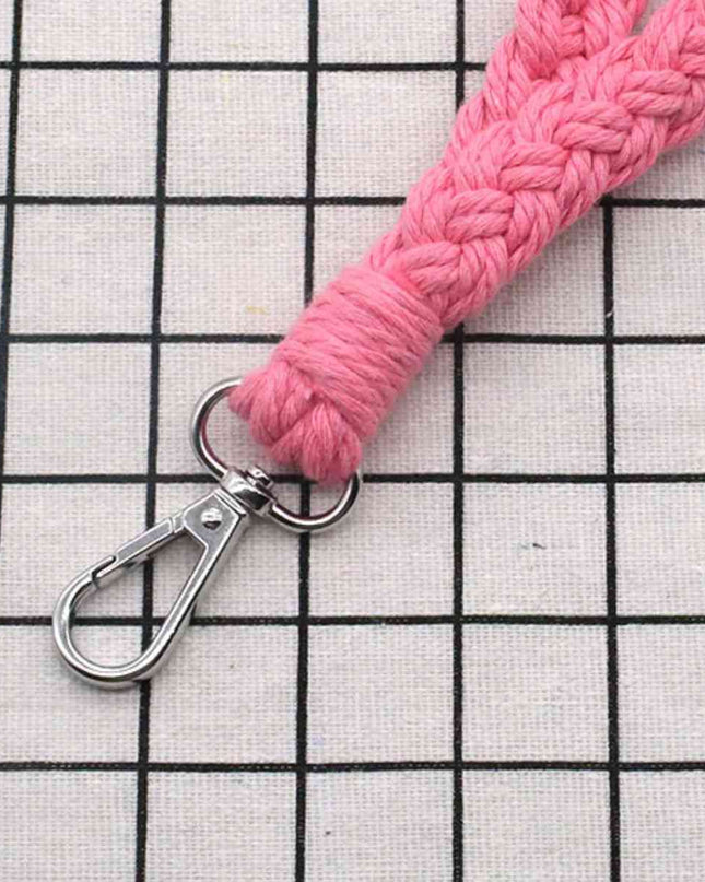 Assorted 4-Piece Macrame Keychain