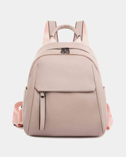 Medium PU Leather Backpack