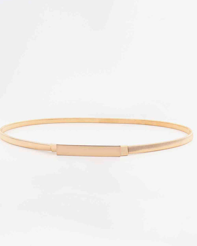 Elastic Iron Skinny Belt