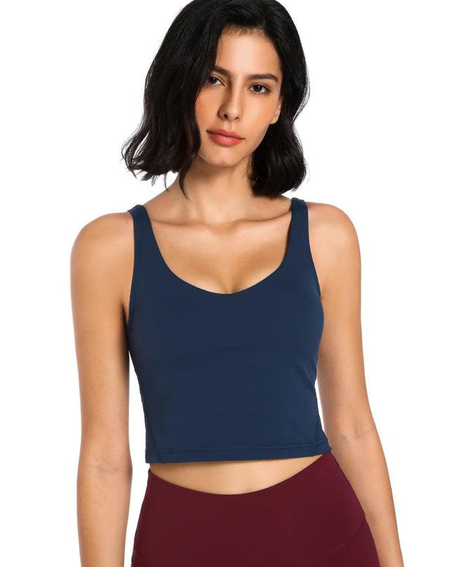 Scoop Neck Wide Strap Active Tank