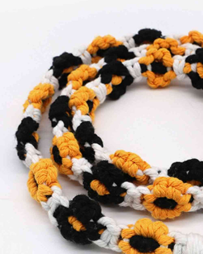 Macrame Flower Lanyard