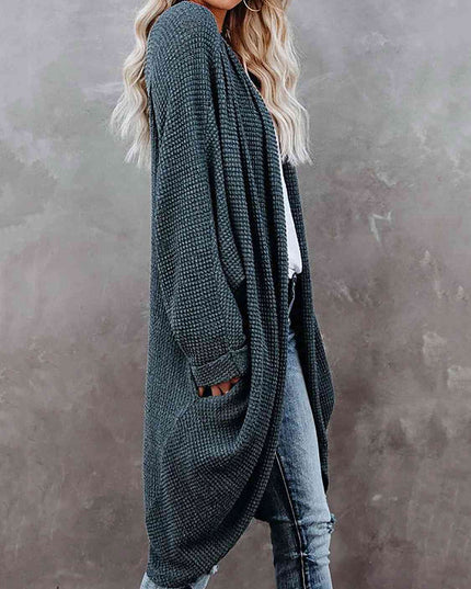 Open Front Long Sleeve Cardigan