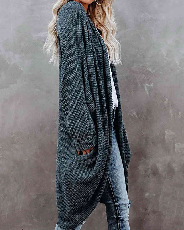 Open Front Long Sleeve Cardigan