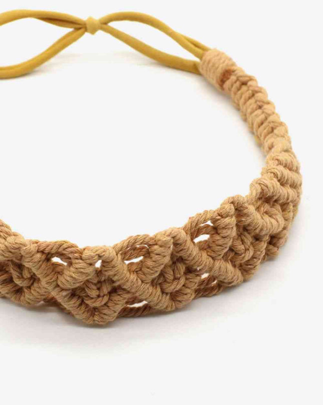 Assorted 2-Pack Macrame Flexible Headband
