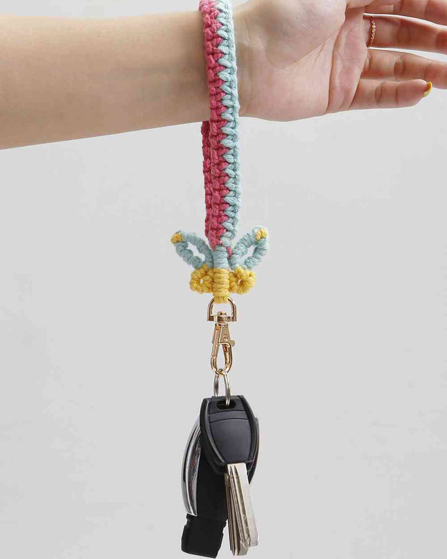 Butterfly Shape Macrame Key Chain