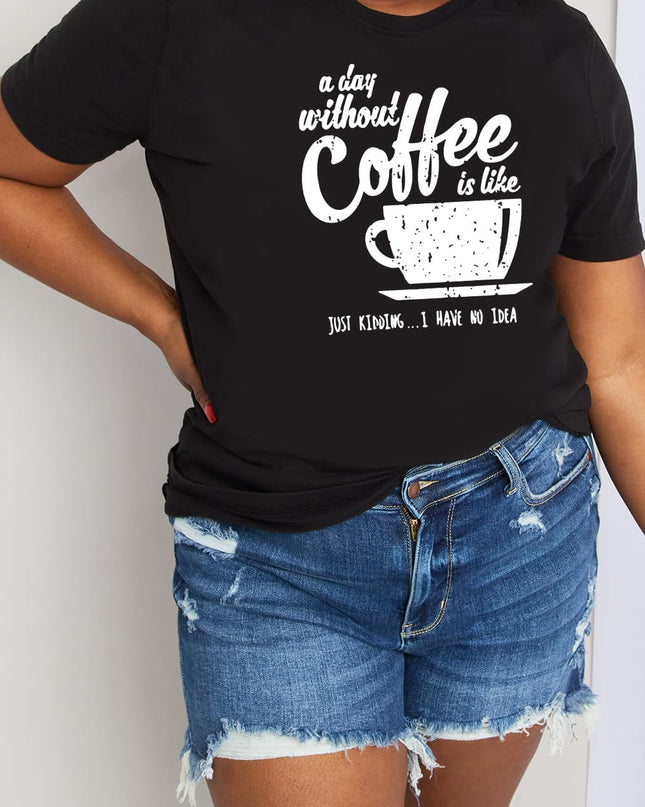 Simply Love Full Size Slogan Graphic Cotton Tee