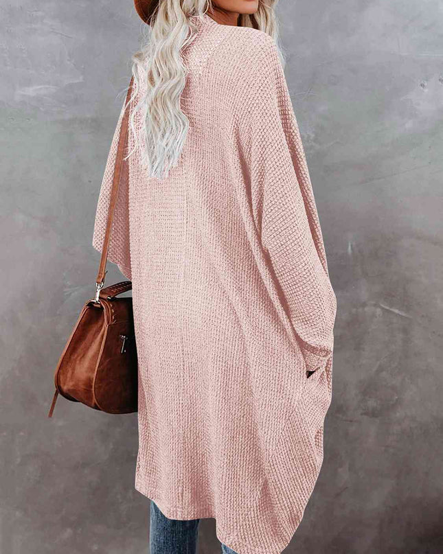 Open Front Long Sleeve Cardigan