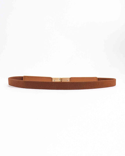 PU Elastic Skinny Belt
