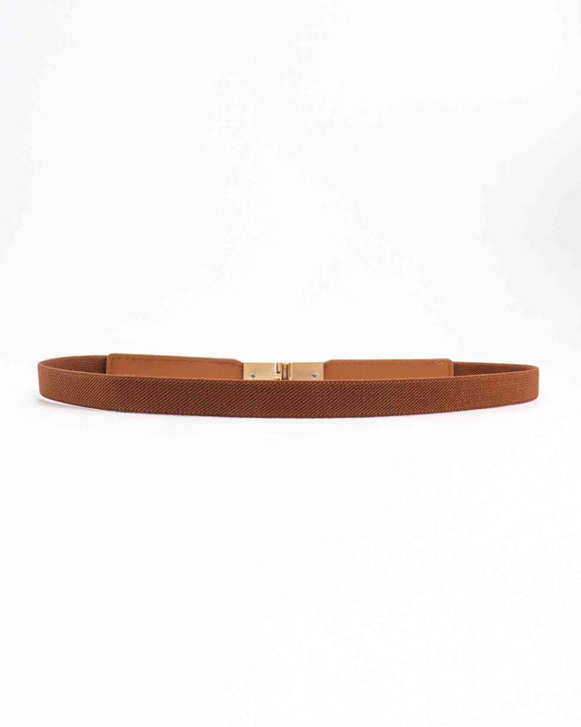 PU Elastic Skinny Belt