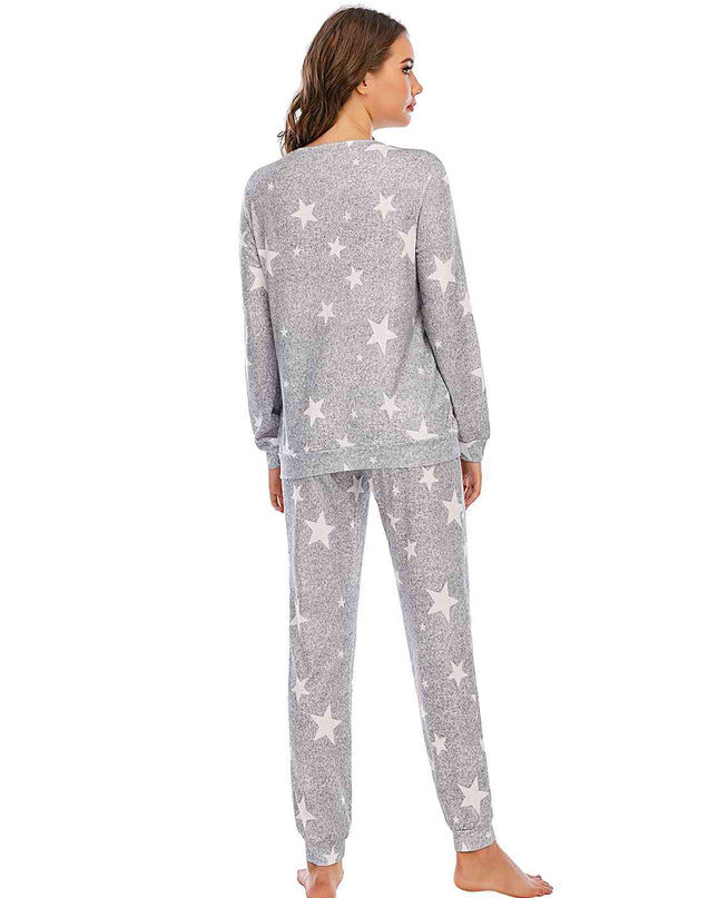 Star Top and Pants Lounge Set