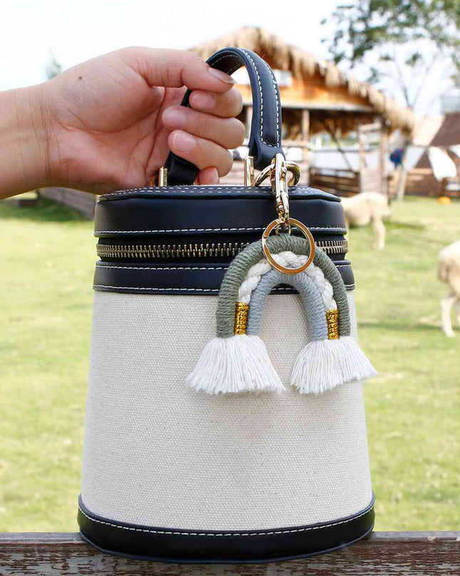 Random 4-Pack Rainbow Tassel Key Chain