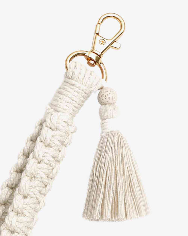 Wristlet Keychain with Tassel