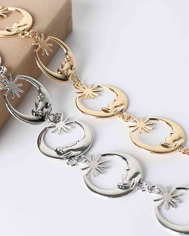 Sun and Moon Alloy Belt