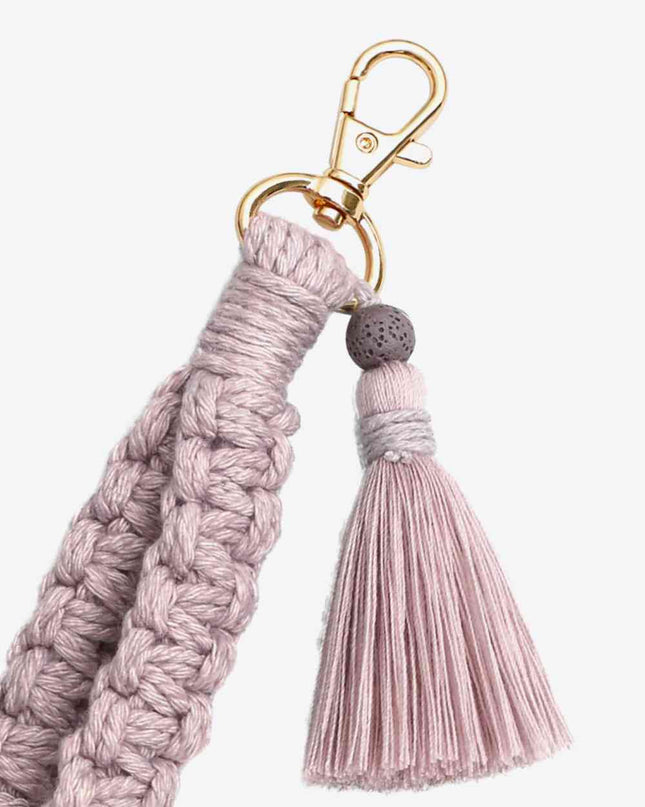 Wristlet Keychain with Tassel