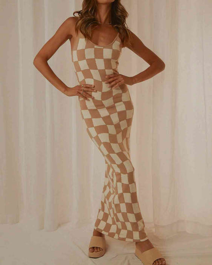 Spaghetti Strap Maxi Sweater Dress