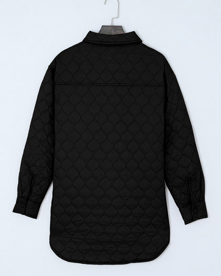 Snap Down Collared Winter Coat
