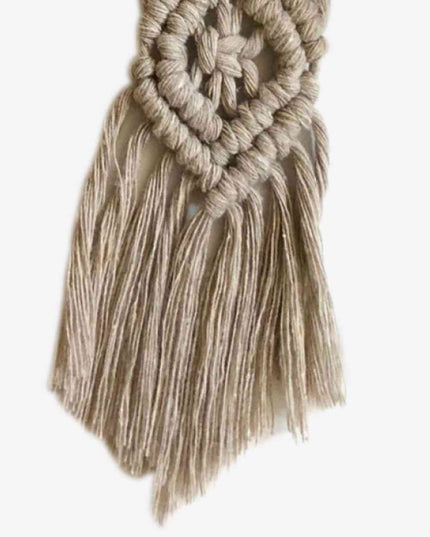 Assorted 4-Pack Macrame Fringe Keychain