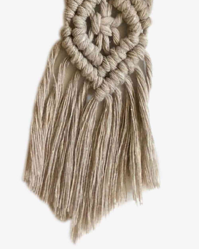 Assorted 4-Pack Macrame Fringe Keychain