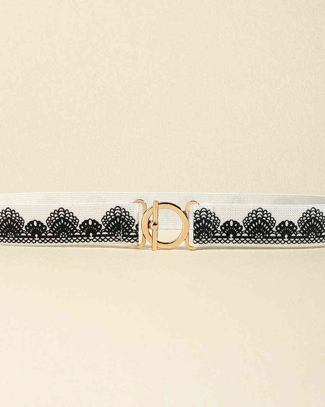 Toggle Clasp Elastic Belt