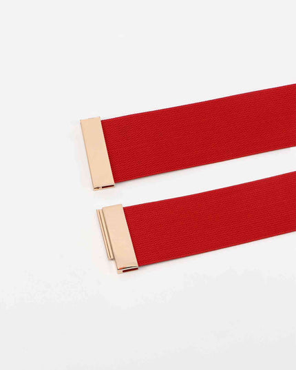 Alloy Buckle Elastic Belt