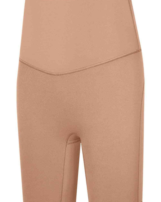 Seamless High-Rise Wide Waistband Biker Shorts