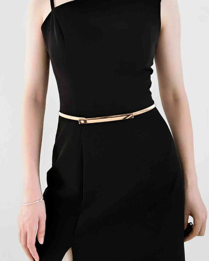 Elastic Iron Skinny Belt