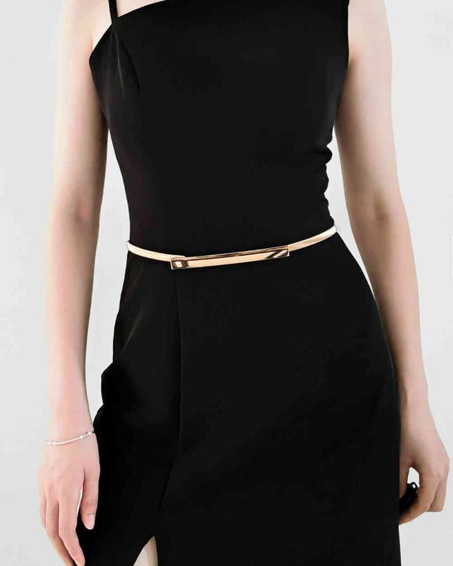Elastic Iron Skinny Belt