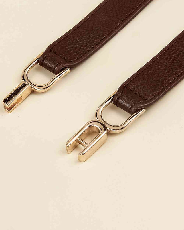 Alloy Buckle Elastic Belt