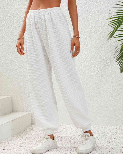Textured Pull-On Joggers