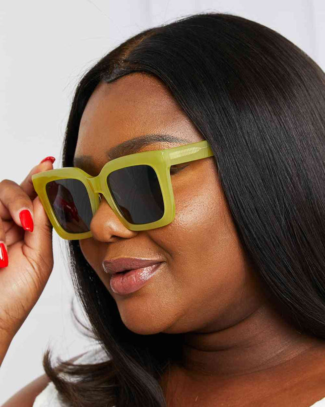 Square TAC Polarization Lens Sunglasses
