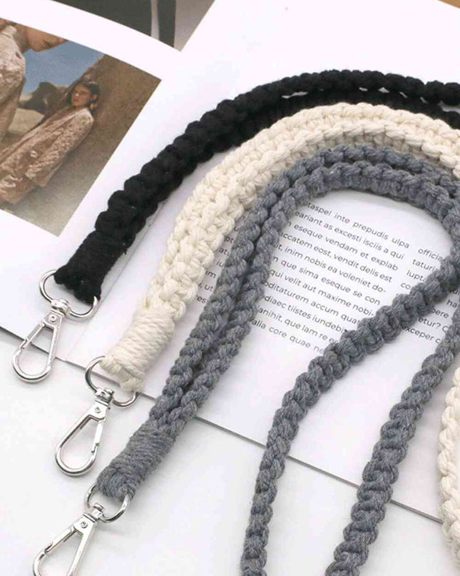 Assorted 2-Pack Hand-Woven Lanyard Keychain